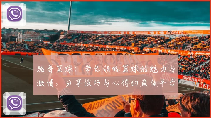 骆哥篮球：带你领略篮球的魅力与激情，分享技巧与心得的最佳平台